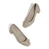 Quilted Gancini Pump Shoe